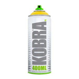 Kobra LP Buntlack Spray 400ml in Signalgelb Matt. Sprühdose für DIY-Projekte.