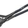 Schwarzer LUX Zangenschlüssel 250 mm, einstellbare Rohrzange für Armaturen und Rohre.