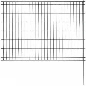Bellissa Teichschutzzaun, 80x116 cm, grün beschichteter Draht mit Bodenanker.