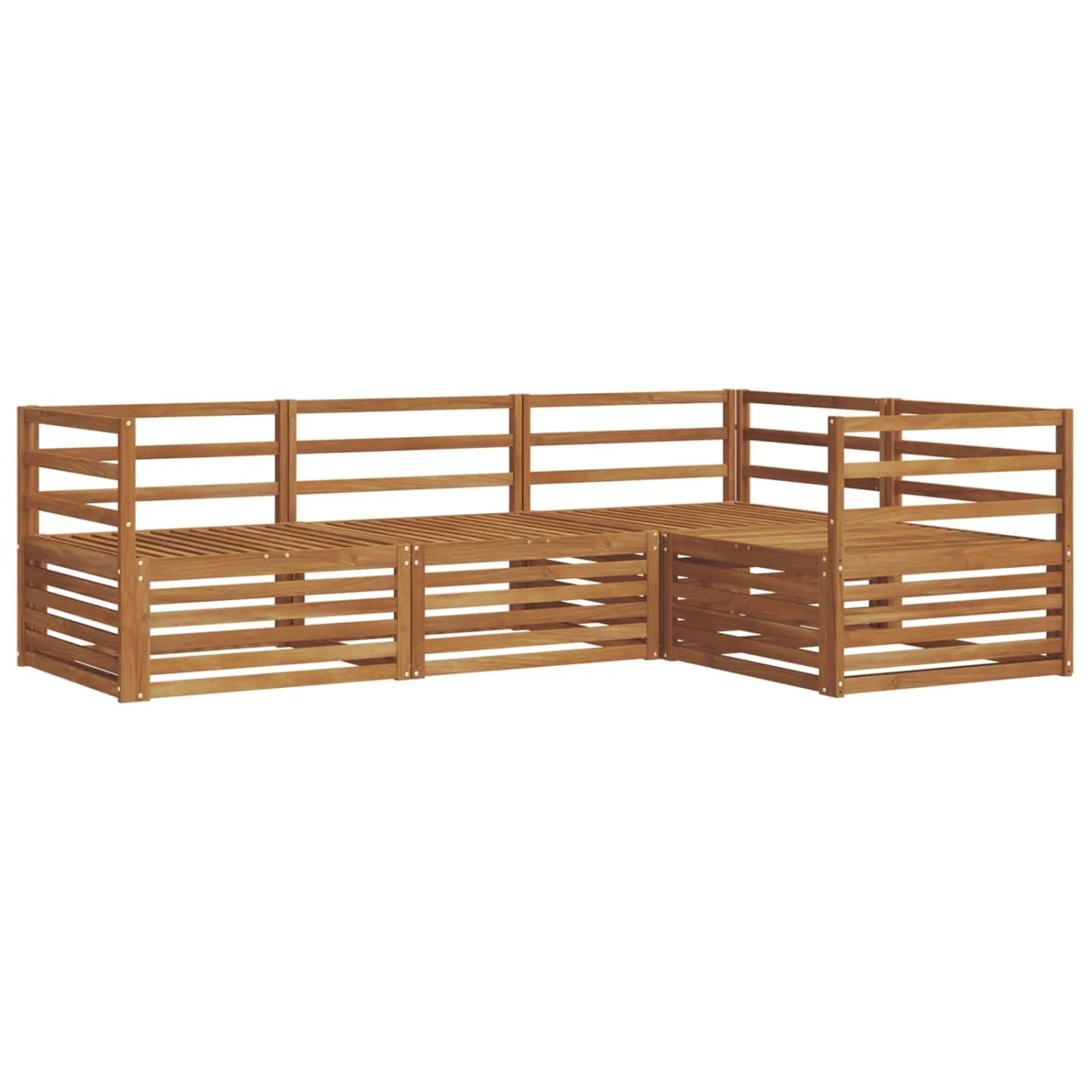 vidaXL Outdoor-Sofagarnitur 4-Tlg Natur 3373359