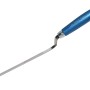 LUX Fugenkelle lang 6 mm Classic mit blauem Holzgriff zum Verfugen von Ziegelsteinen.