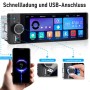 Junsun 6.3 Zoll Autoradio mit CarPlay, Android Auto, USB-Schnellladung und Lautstärkeregler. Autoelektrik.