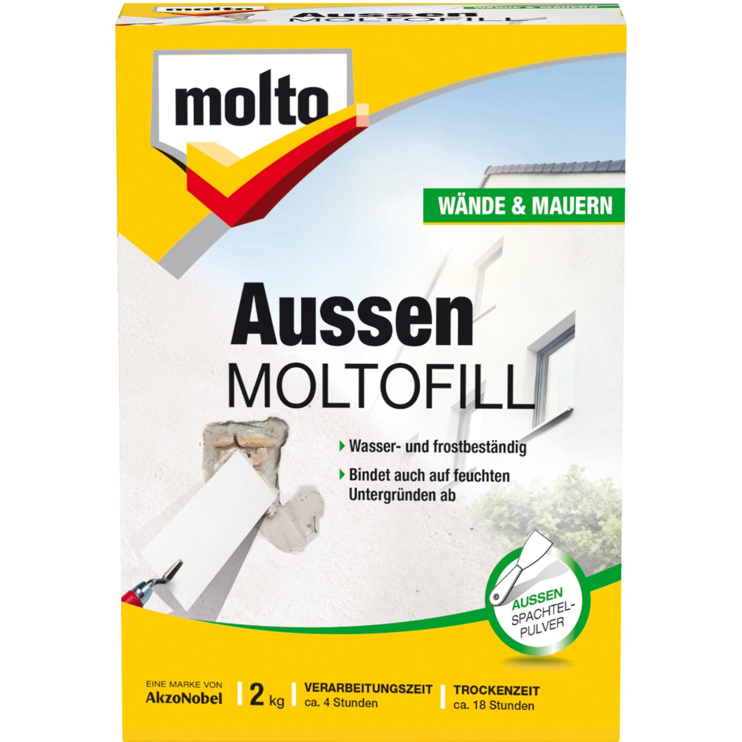 Molto Außen Moltofill Außen-Spachtelpulver 2 kg