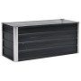 vidaXL Garten-Hochbeet Anthrazit 100 x 40 x 45 cm Verzinkter Stahl 45733