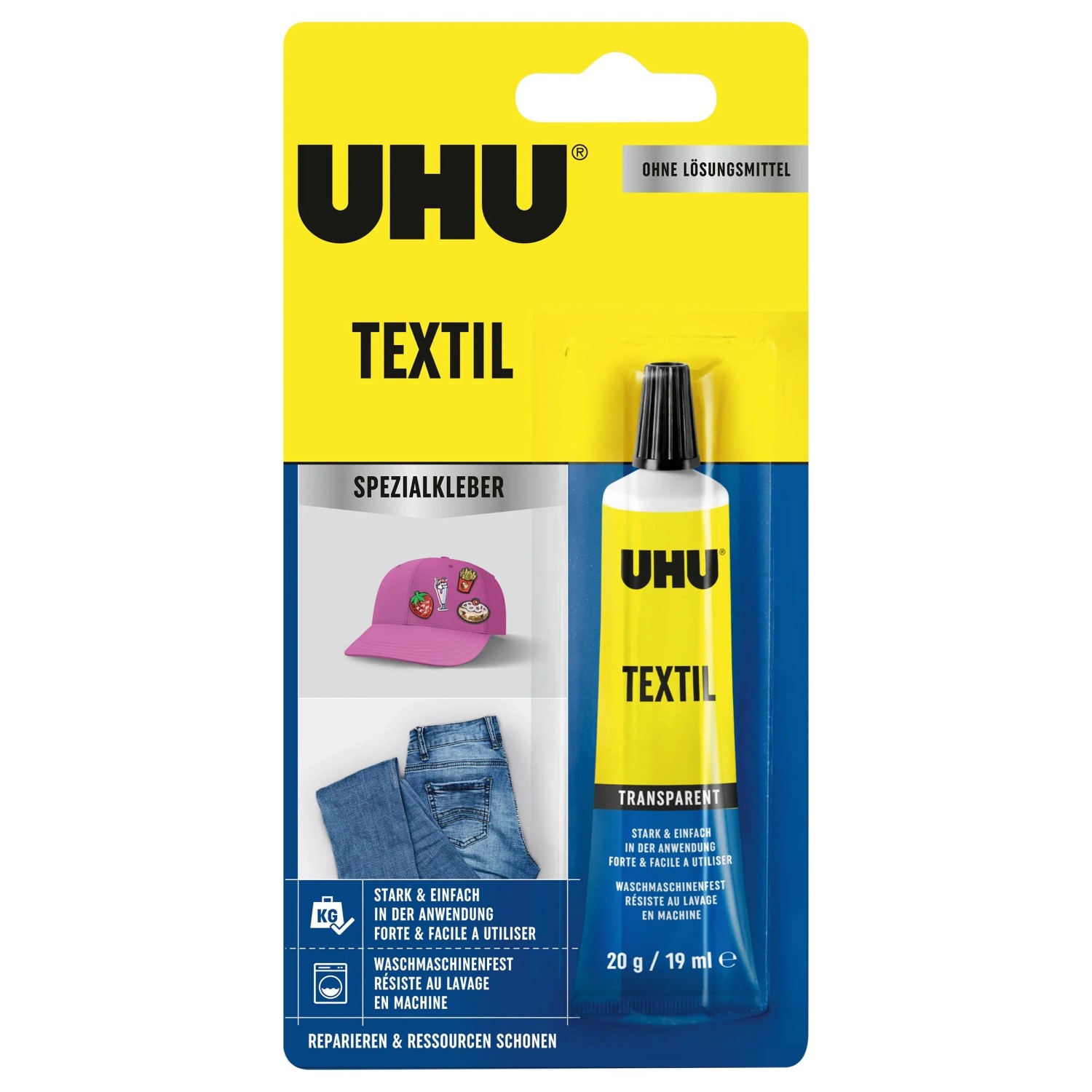 Uhu Textil Spezialkleber Transparent 20 g