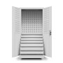 Jan Nowak Werkzeugschrank DAREK 185 x 92 x 50 cm Grau_2
