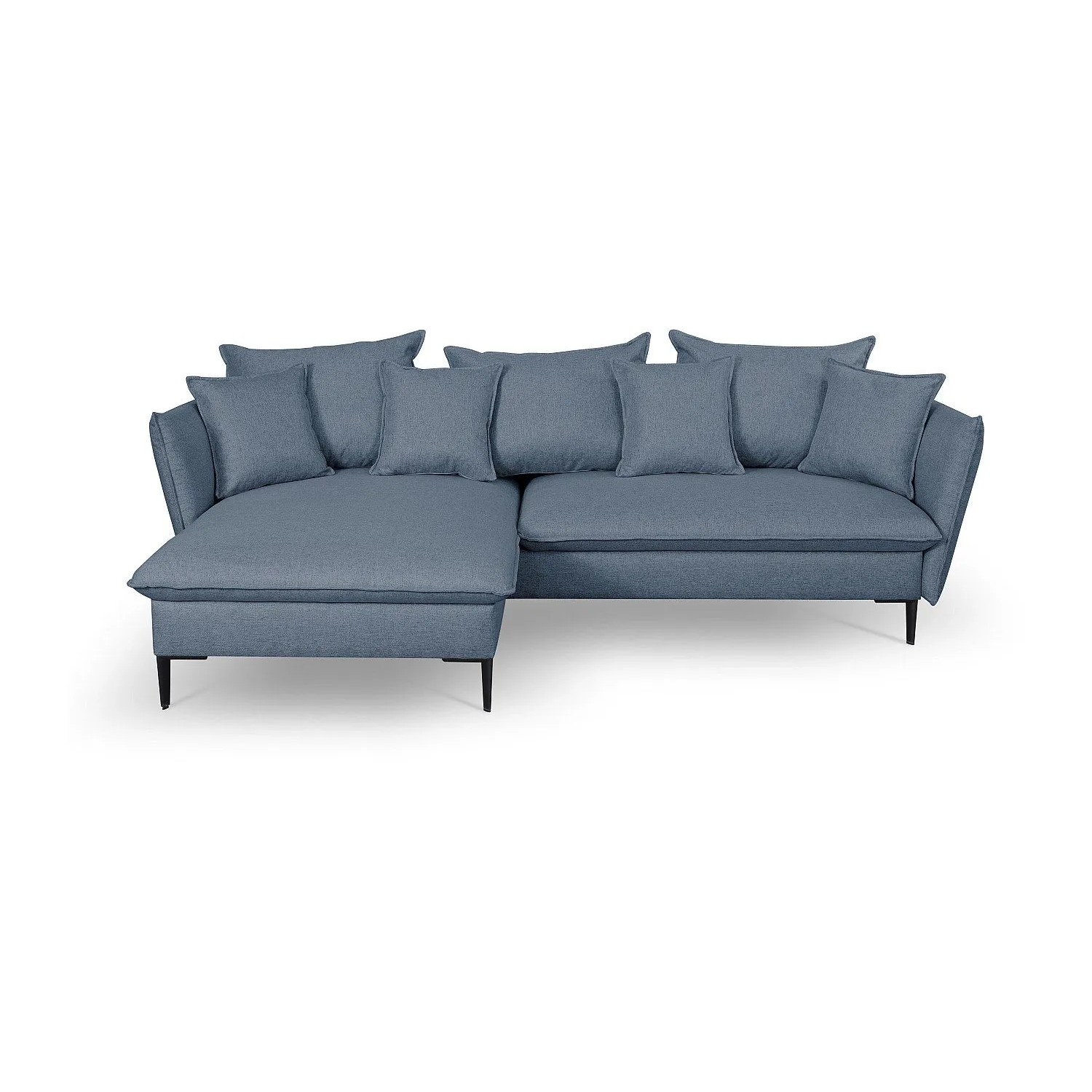 Vente-unique Schlafsofa Lazare Blau 258 cm