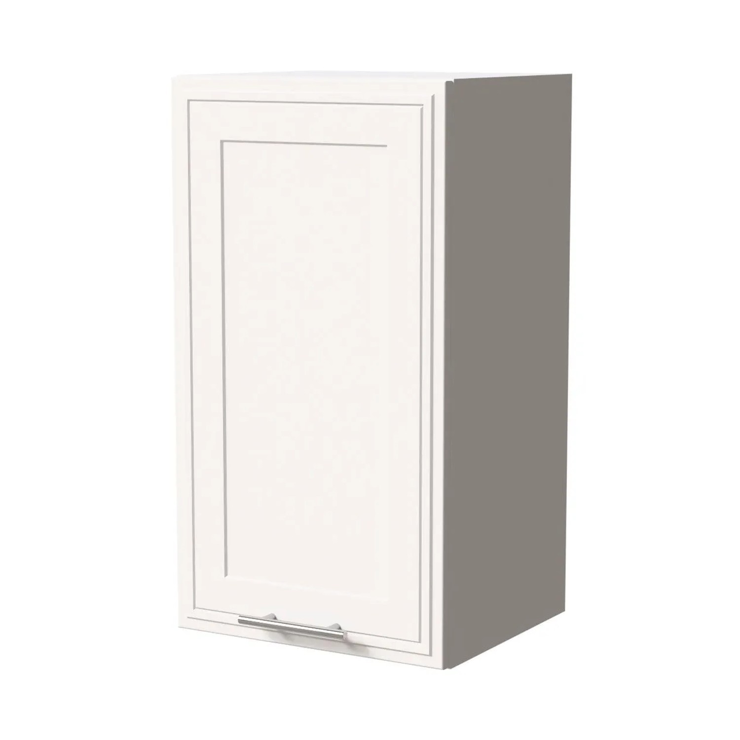 Feldmann-Wohnen Hängeschrank Salo W2/40 Weiß / Weiß Matt 40 / 32,5 / 72cm