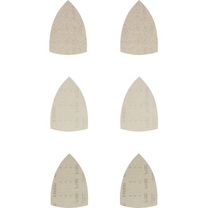 Bosch Expert M480 Schleifblatt-Set, 10-teilig, für Multischleifer, Körnung K80-K180.