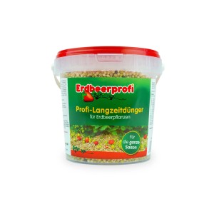 Eimer Erdbeerprofi Langzeitdünger für Erdbeeren, Granulat für bis zu 4 Monate.