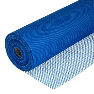 Blaues Dalsys Armierungsgewebe 50m, 165g/m² für WDVS/VWS Systeme. Putzträger Rolle mit 4x4mm Maschen.