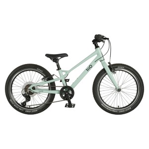 Prophete Mountainbike Trio 100, 20 Zoll, mintfarbenes Kinder-ATB mit 7-Gang-Schaltung.