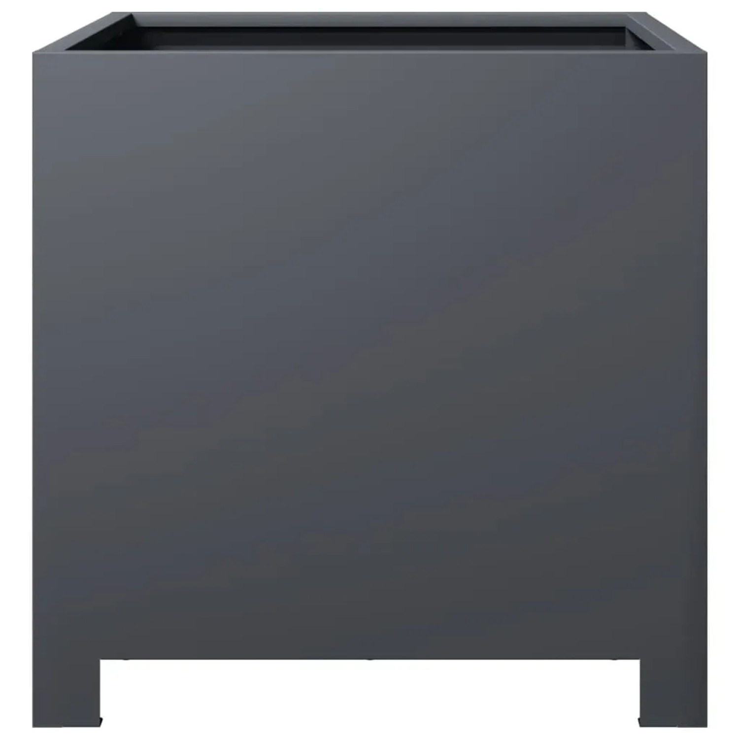 vidaXL Pflanzkübel Anthrazit 40x40x40 Stahl 851203_4