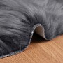 vidaXL Kunstschaffell Teppich Tafalla Anthrazit 80 x 120 cm Polyester 42021608_9