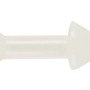 Weißes Knotenband, 100 mm, 25er-Pack für Kabelmanagement.