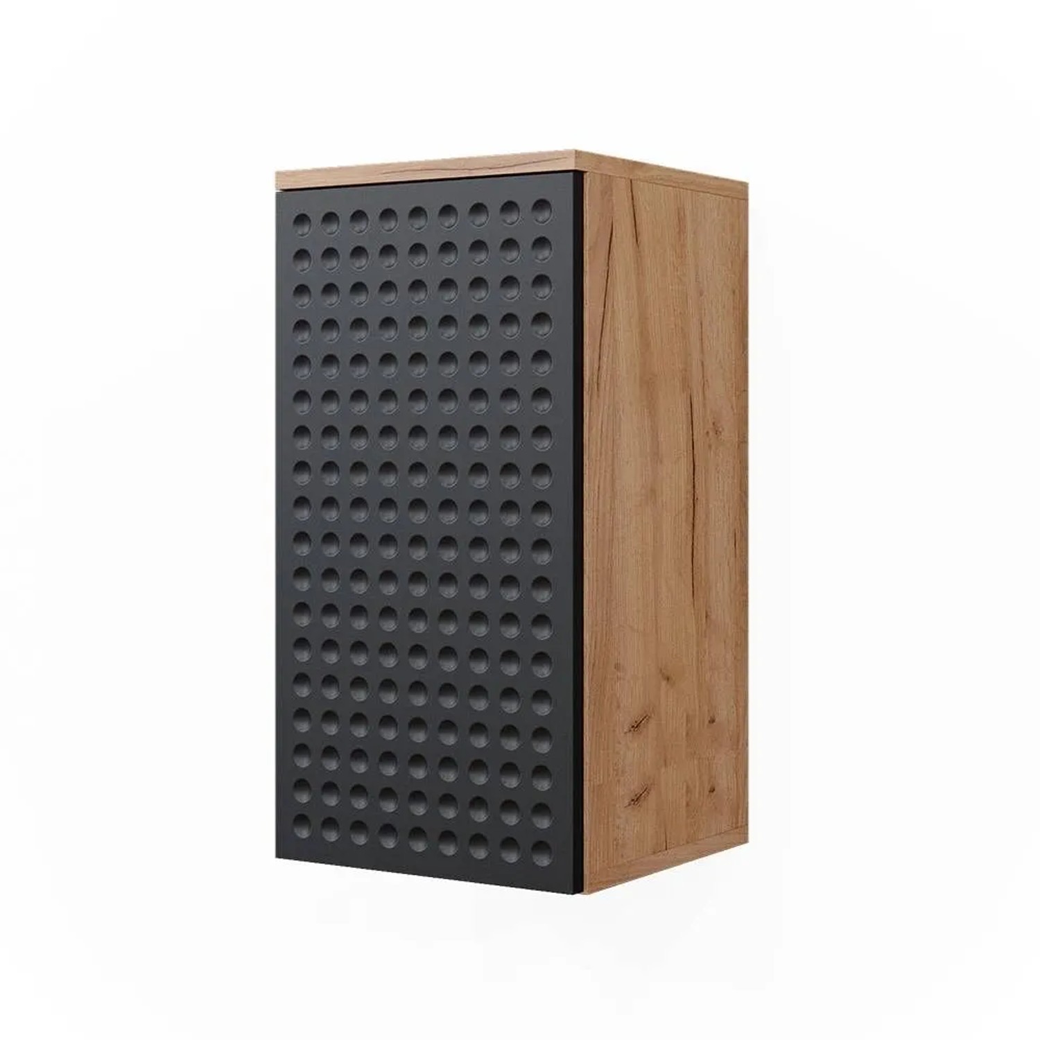 Vicco Badschrank Irma Anthrazit gepunktet 30 x 59 2 Fächer Badezimmer