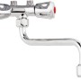Thermoflow ELEX35ARM Klein-Durchlauferhitzer mit Armatur, Chromoptik für Handwaschbecken.