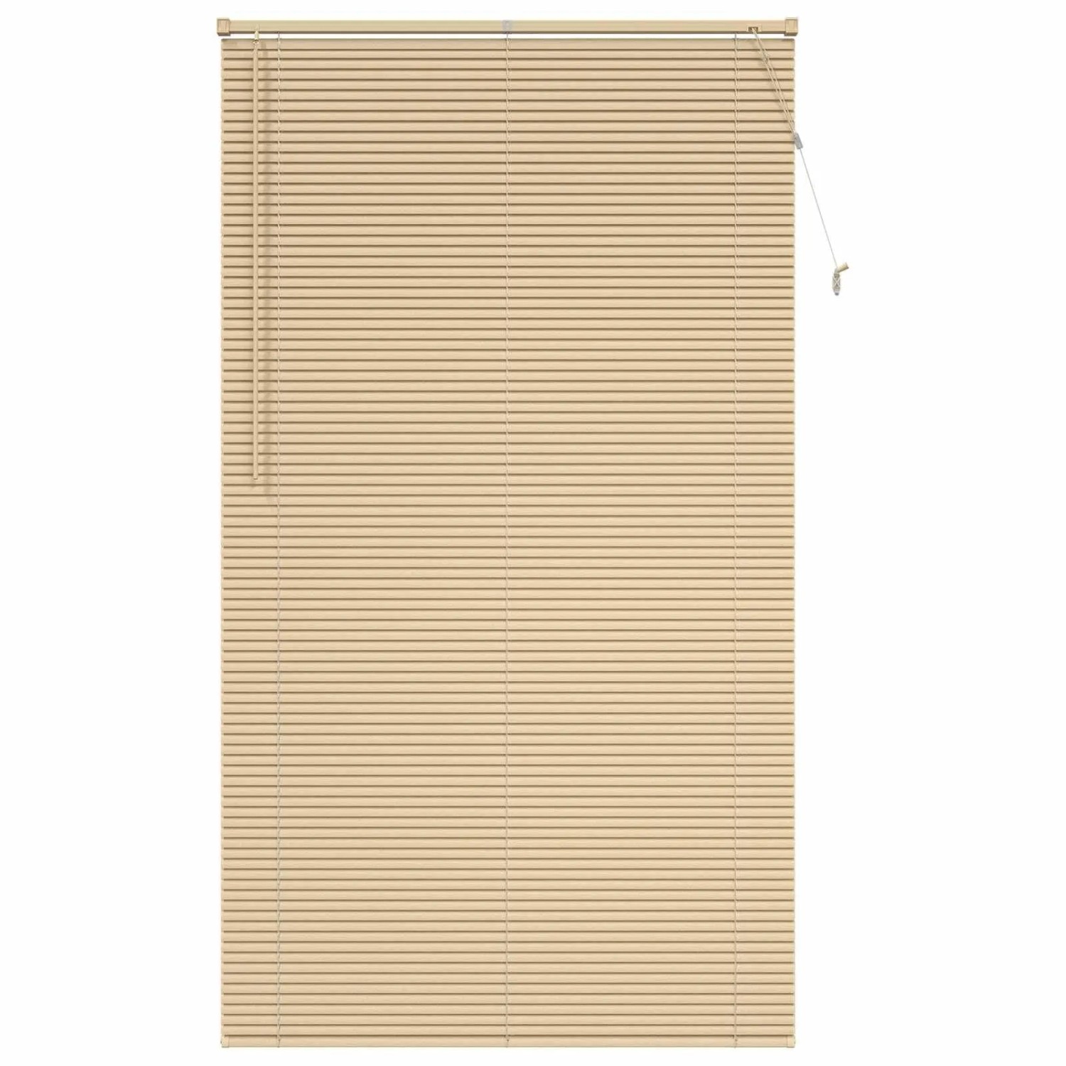 vidaXL Venetianer Jalousie Hellbraun mit Muster 213 x 110 cm PVC 42003778 günstig online kaufen