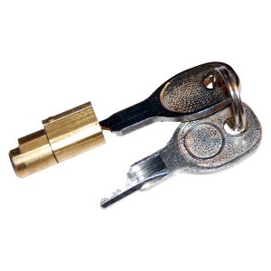 Las Steckschloss für Kupplungsklaue, Anhänger Zubehör mit 2 Schlüsseln.