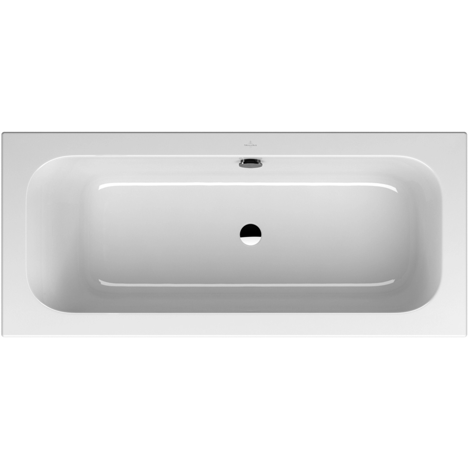 Villeroy & Boch Rechteck-Badewanne Loop & Friends 170 cm x 75 cm eckig Alpin