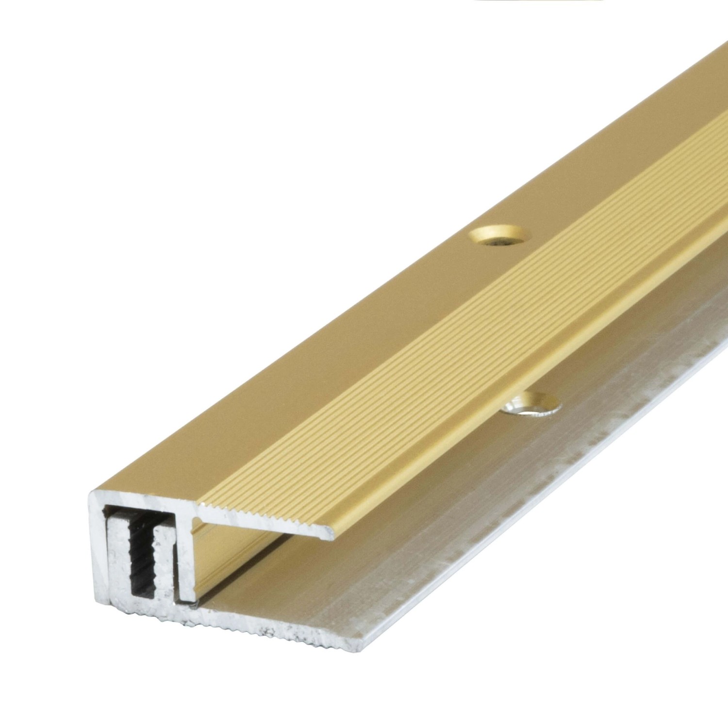 Dalsys Abschlussprofil 90cm x 24mm Aluminium Gold für Laminat Parkett PVC günstig online kaufen