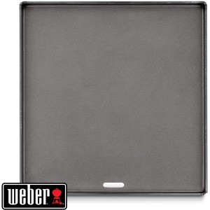 Weber Crafted Grillplatte/Plancha GBS aus Gusseisen, ideal zum Grillen von Gemüse und Fleisch.