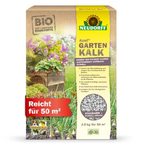Neudorff Azet Gartenkalk+ 2,5kg: Gartenkalk für fruchtbaren Boden und gesundes Wachstum.