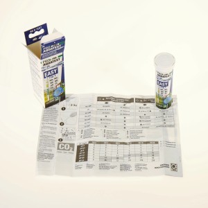 JBL ProAquaTest Easy 7 in 1 Wasserteststreifen für Aquarien, inkl. Farbskala und Tabelle.