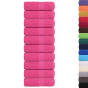 vidaXL Waschhandtücher 10 Stück FROGN Rosa 30x30 cm 100% Baumwolle 137042