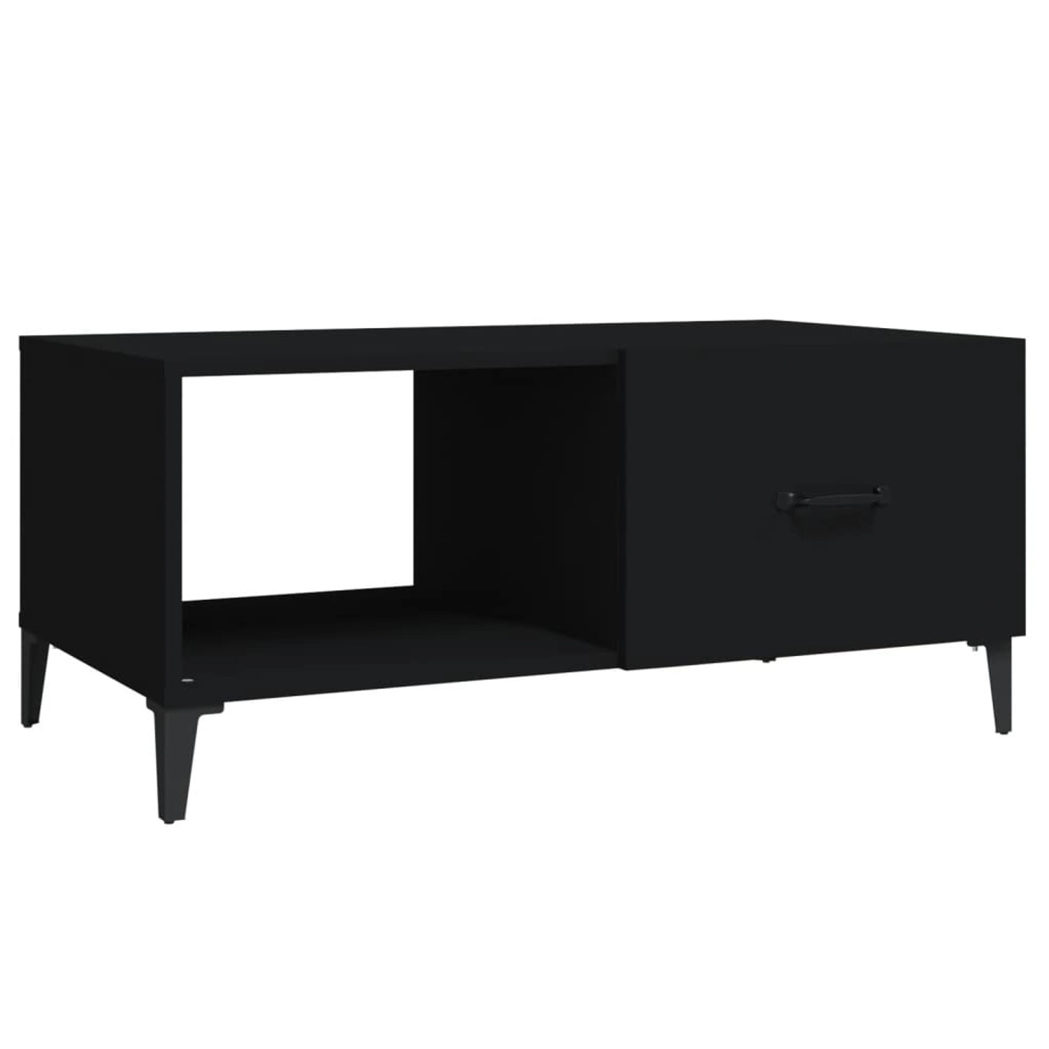 Vidaxl Couchtisch Schwarz 90x50x40 Cm Holzwerkstoff günstig online kaufen