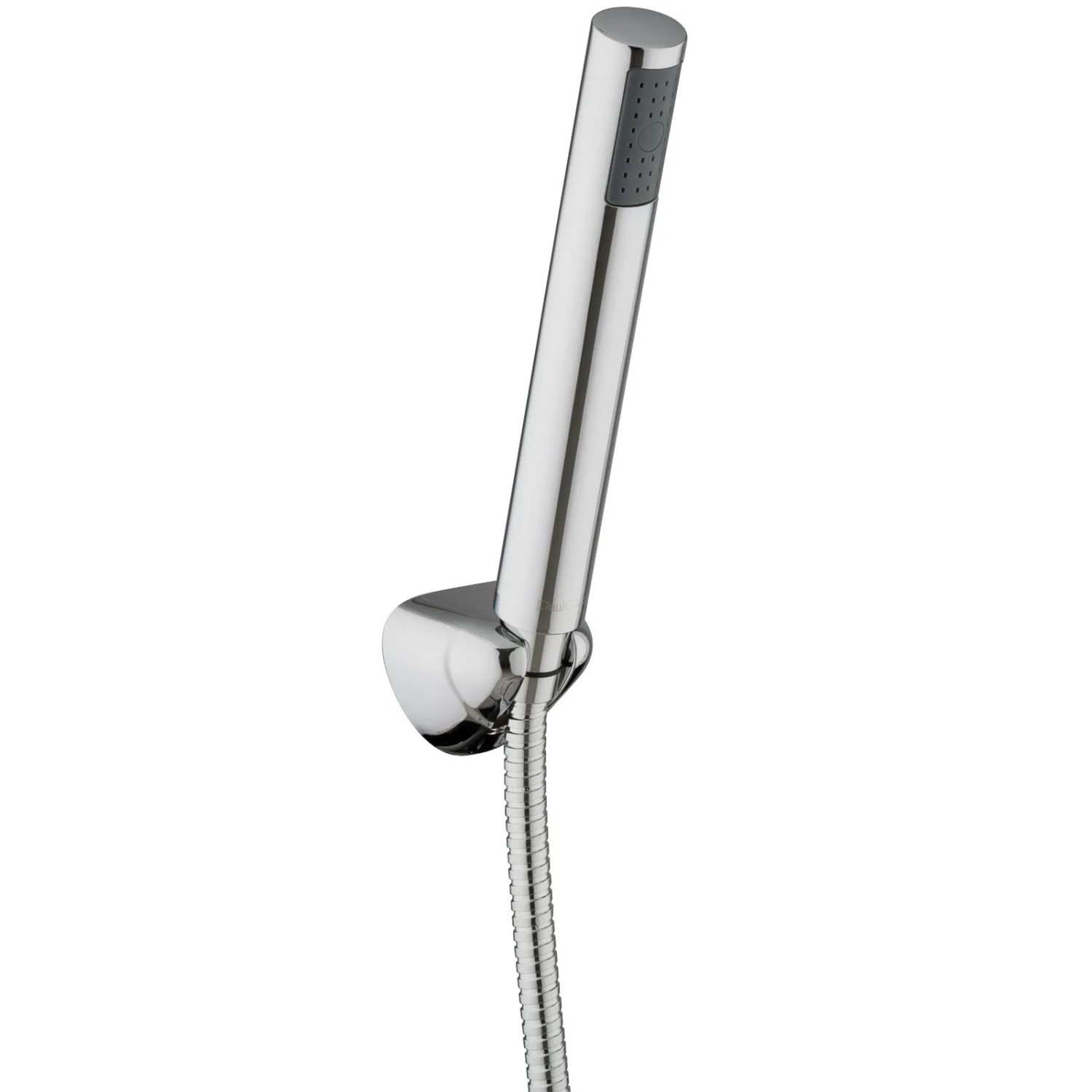 PaulGurkes Handbrause mit Schlauch und Halter Set Brausegarnitur Rund Stabbrause