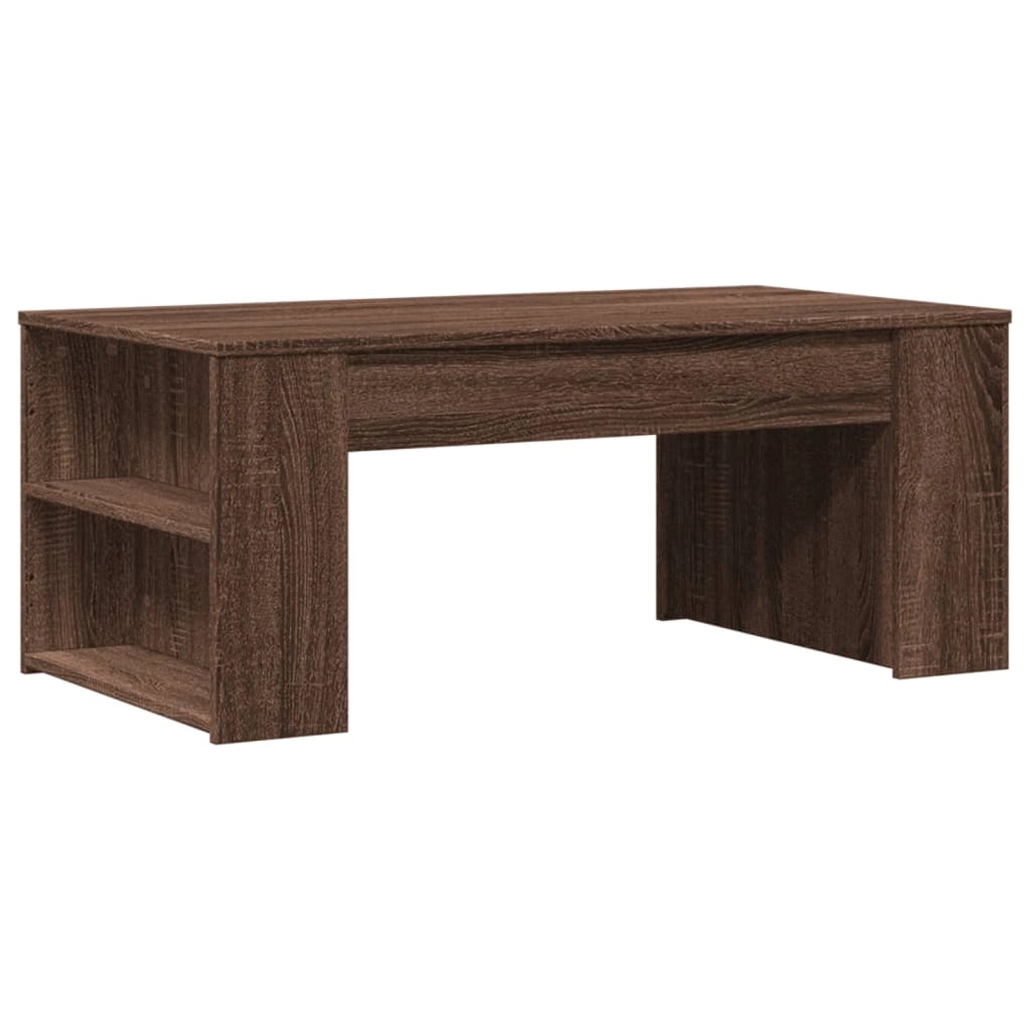 vidaXL Couchtisch Braun Eichen-Optik 102x55x42 cm Holzwerkstoff Modell 2 günstig online kaufen