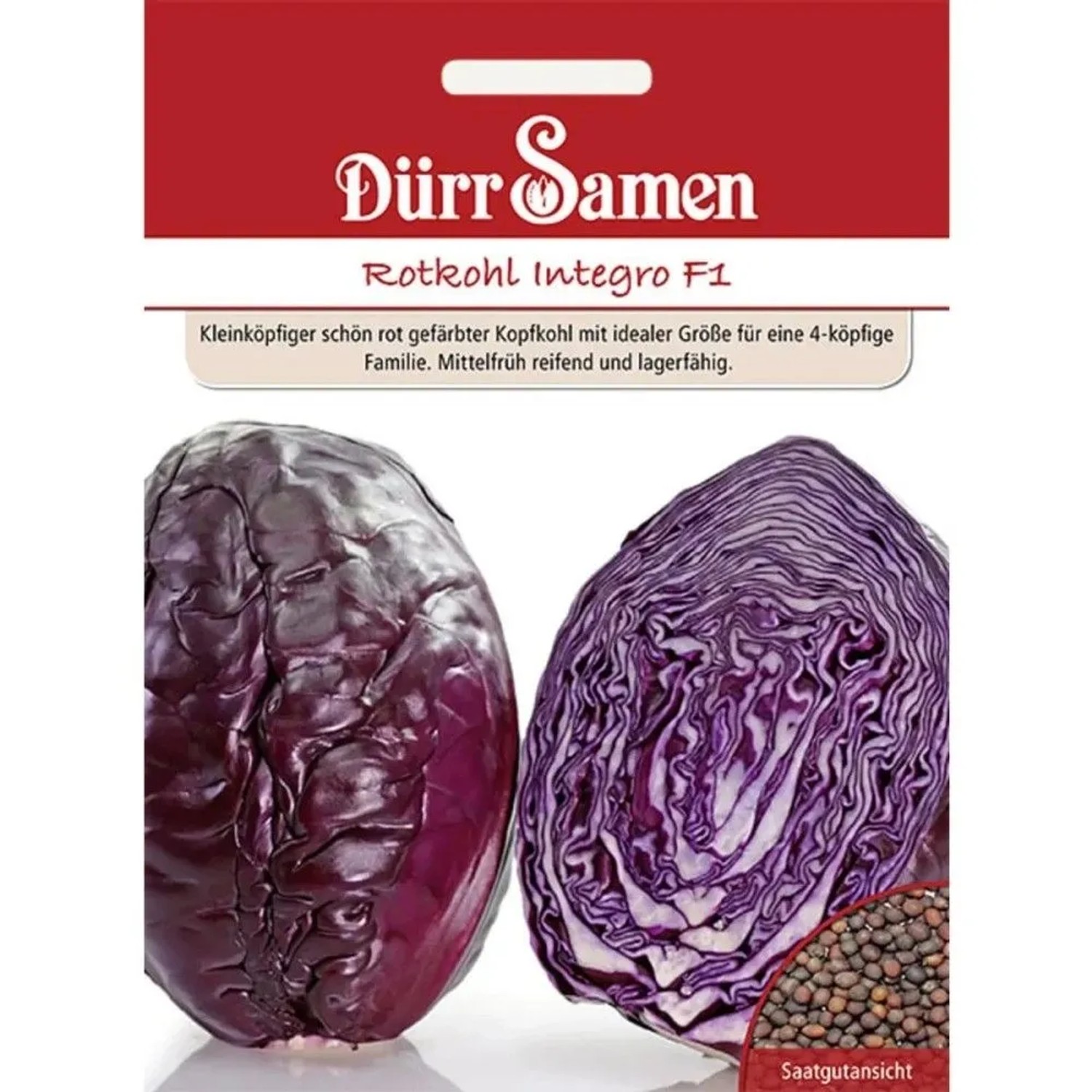 Dürr Samen Rotkohl Integro F1 Saatgut