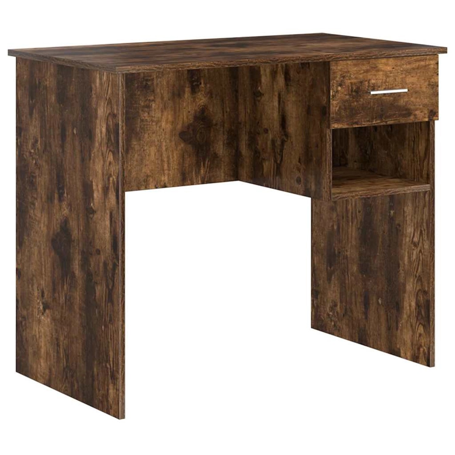 vidaXL Schreibtisch Räuchereiche 90 x 49,5 x 75 cm Holzwerkstoff 869270 günstig online kaufen