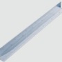 Graue Scherf Rasenkante Light, verzinkt, 121 cm lang, zur Gartengestaltung.