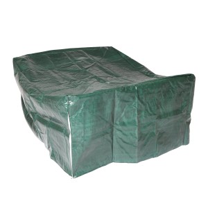Grüne Merxx Abdeckhülle Salerno, 185x224x90 cm, für Gartenmöbel-Set.