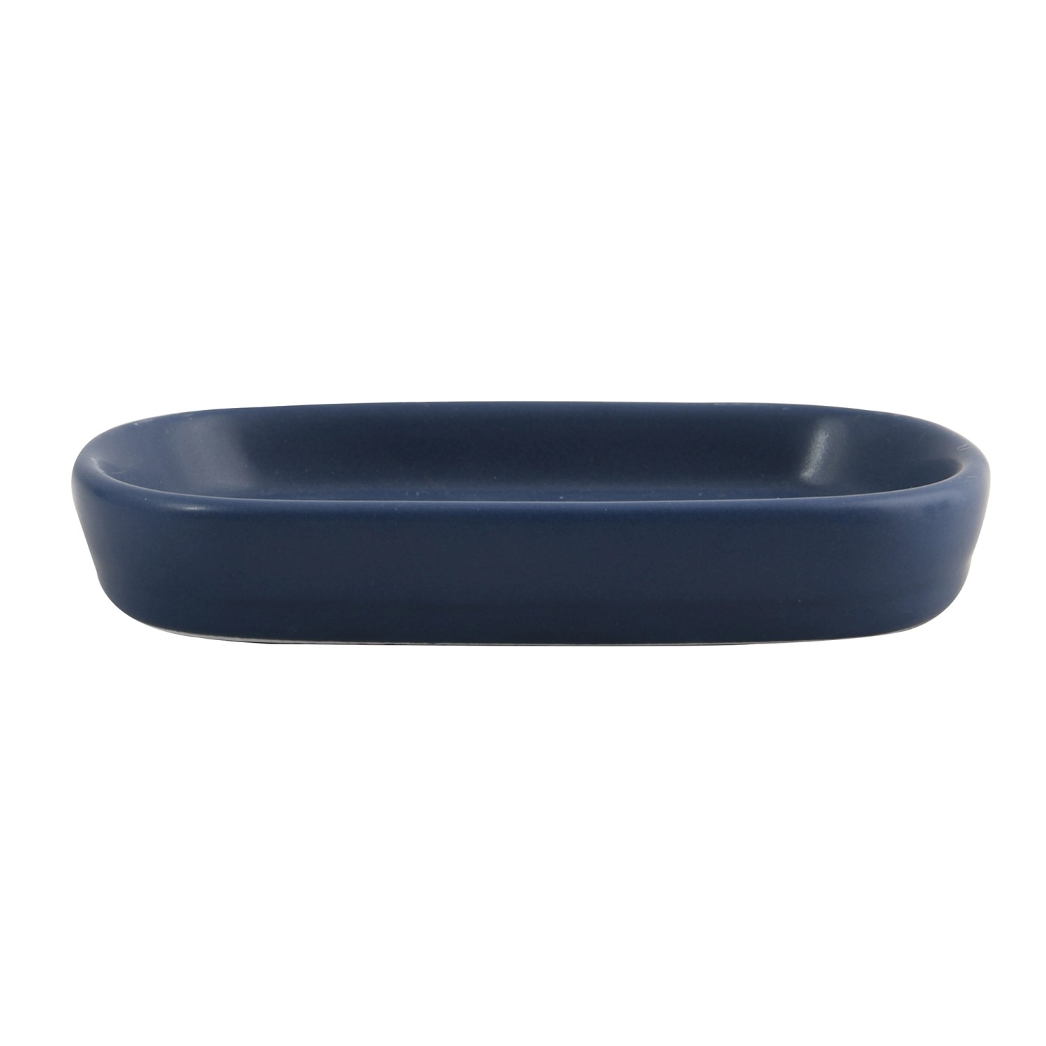 MSV Seifenschale Maonie Keramik 13,9 cm x 9 cm x 2,4 cm Dunkelblau günstig online kaufen