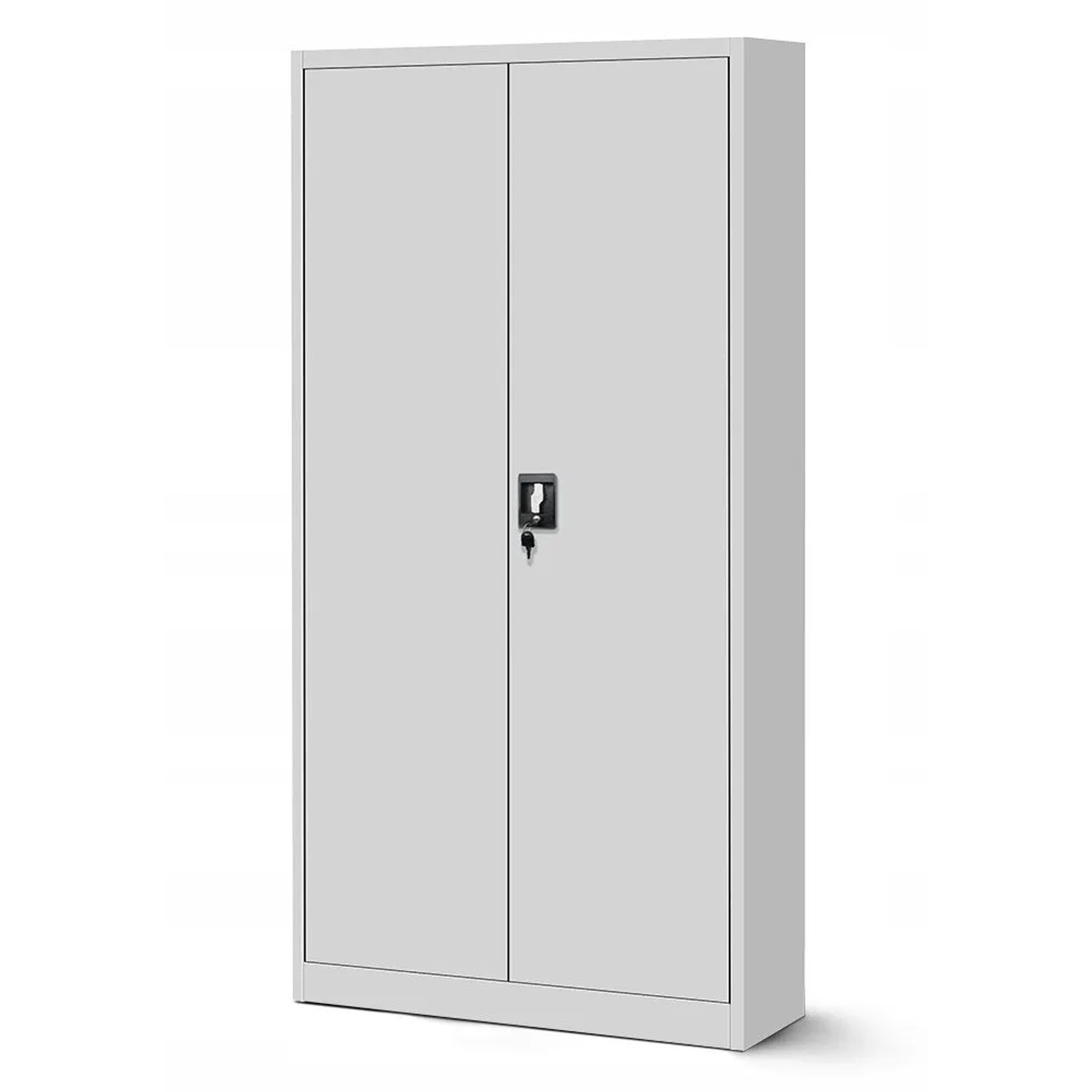 Jan Nowak Aktenschrank Metallschrank Jan H Grau 195x90x40 Cm Mit 3-Punkt-Verriegelung