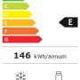Respekta Kühlschrank Energielabel E, 146 kWh/Jahr, 68L Kühl-, 14L Gefrierfach, 39dB