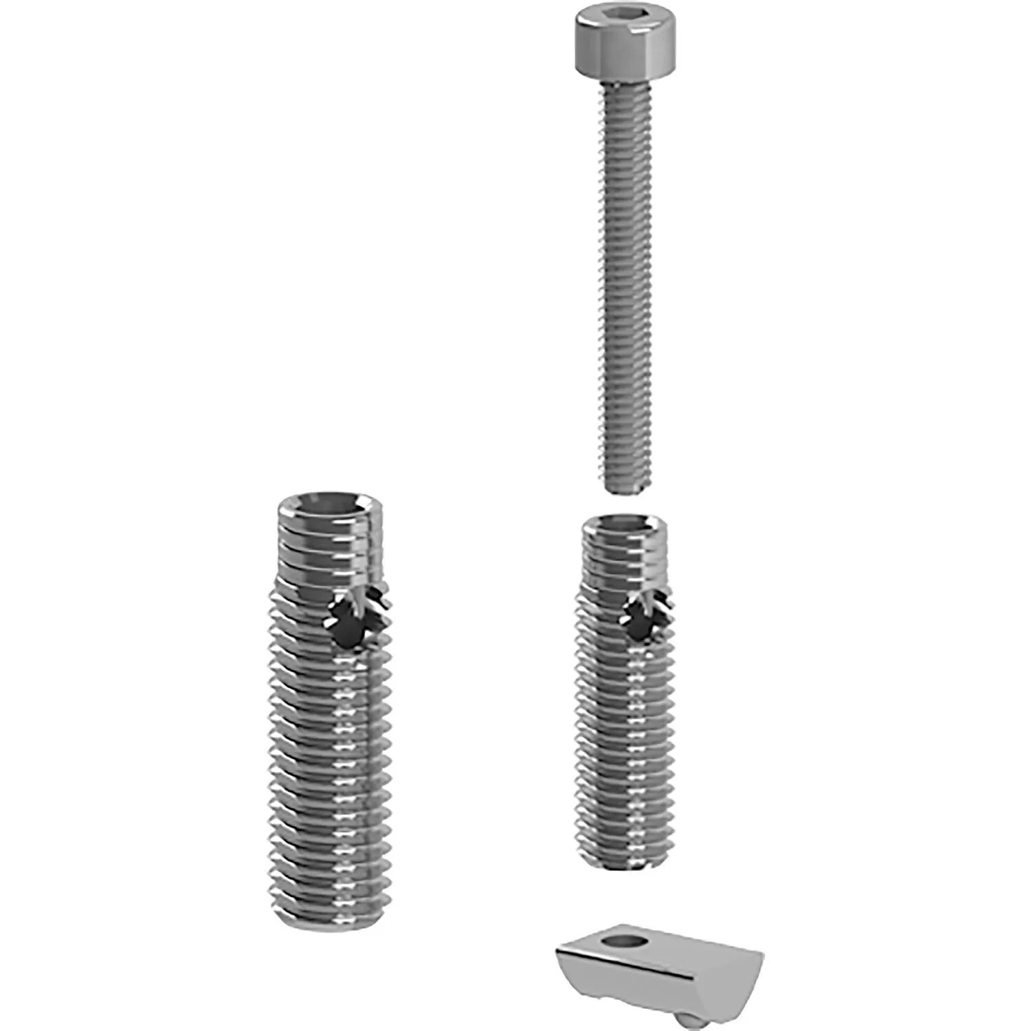 Fath Automatikverbinder Item System Nut 6 Stahl Verzinkt 10 Stück