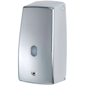 Wenko Infrarot-Seifenspender Senso-Matic Chrom, automatischer Spender für Bad und WC.