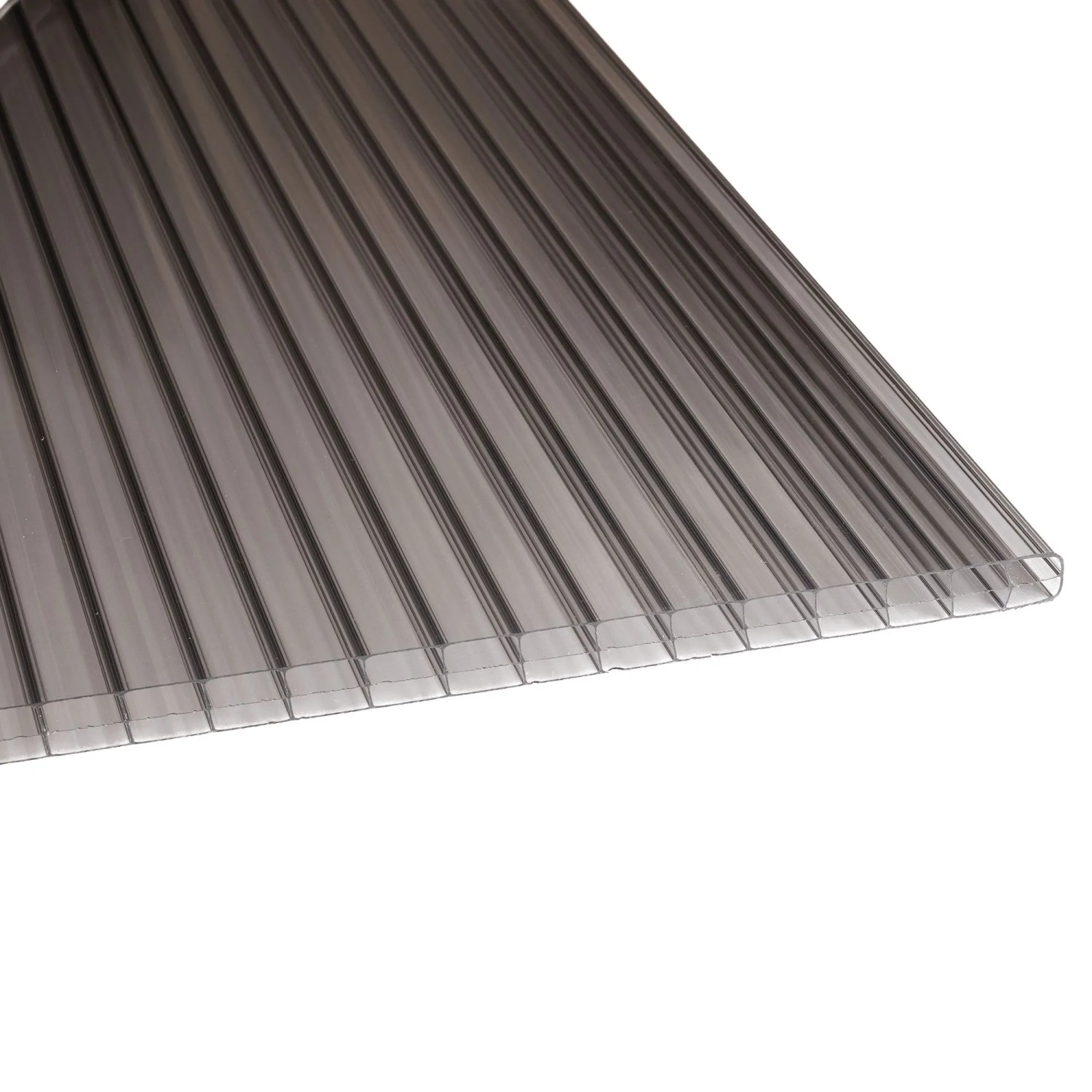 T&J Polyclear-Polycarbonatplatte S3P Anthrazit 2.000 mm x 1.200 mm x 16 mm
