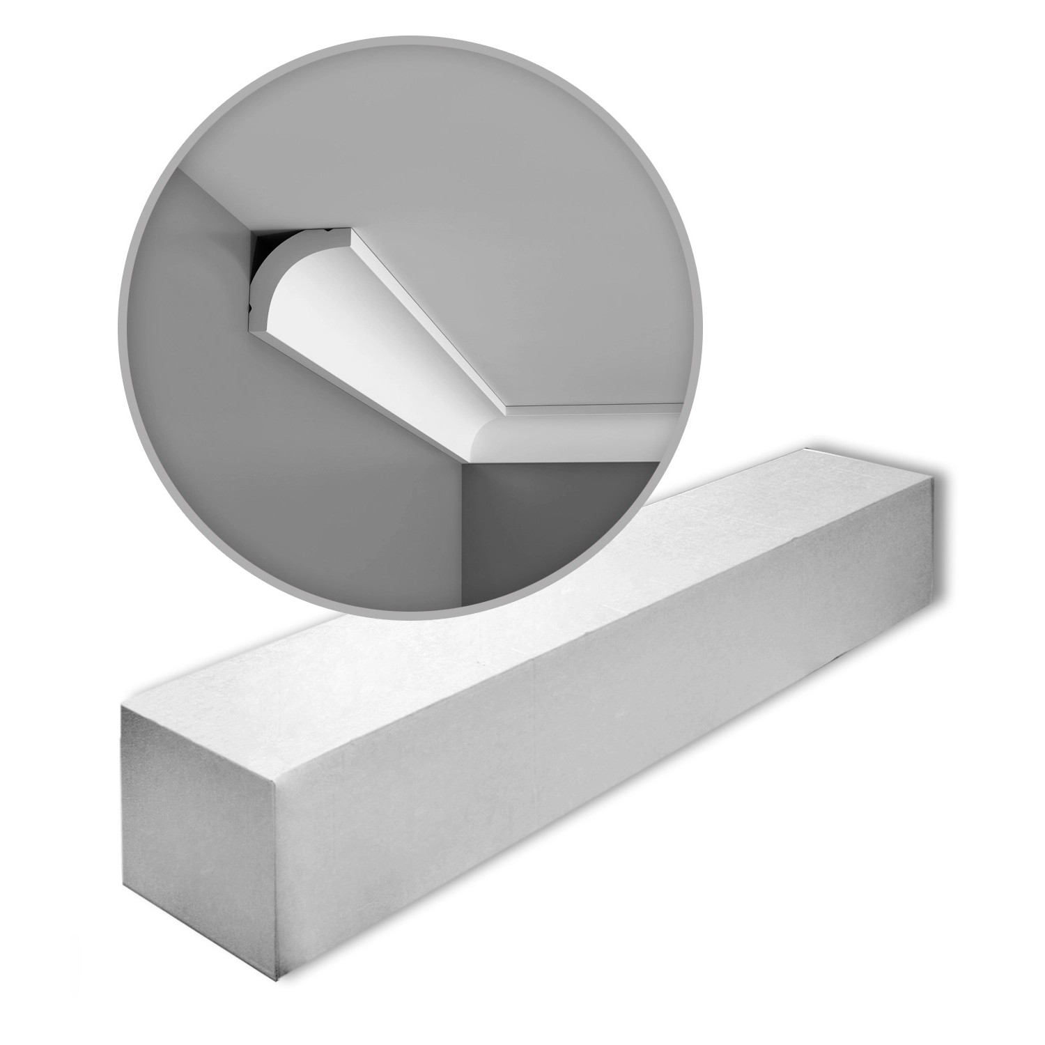 ORAC DECOR CB520N BASIXX Zierleisten 1 Karton Set mit 10 Stuckleisten 20 m günstig online kaufen