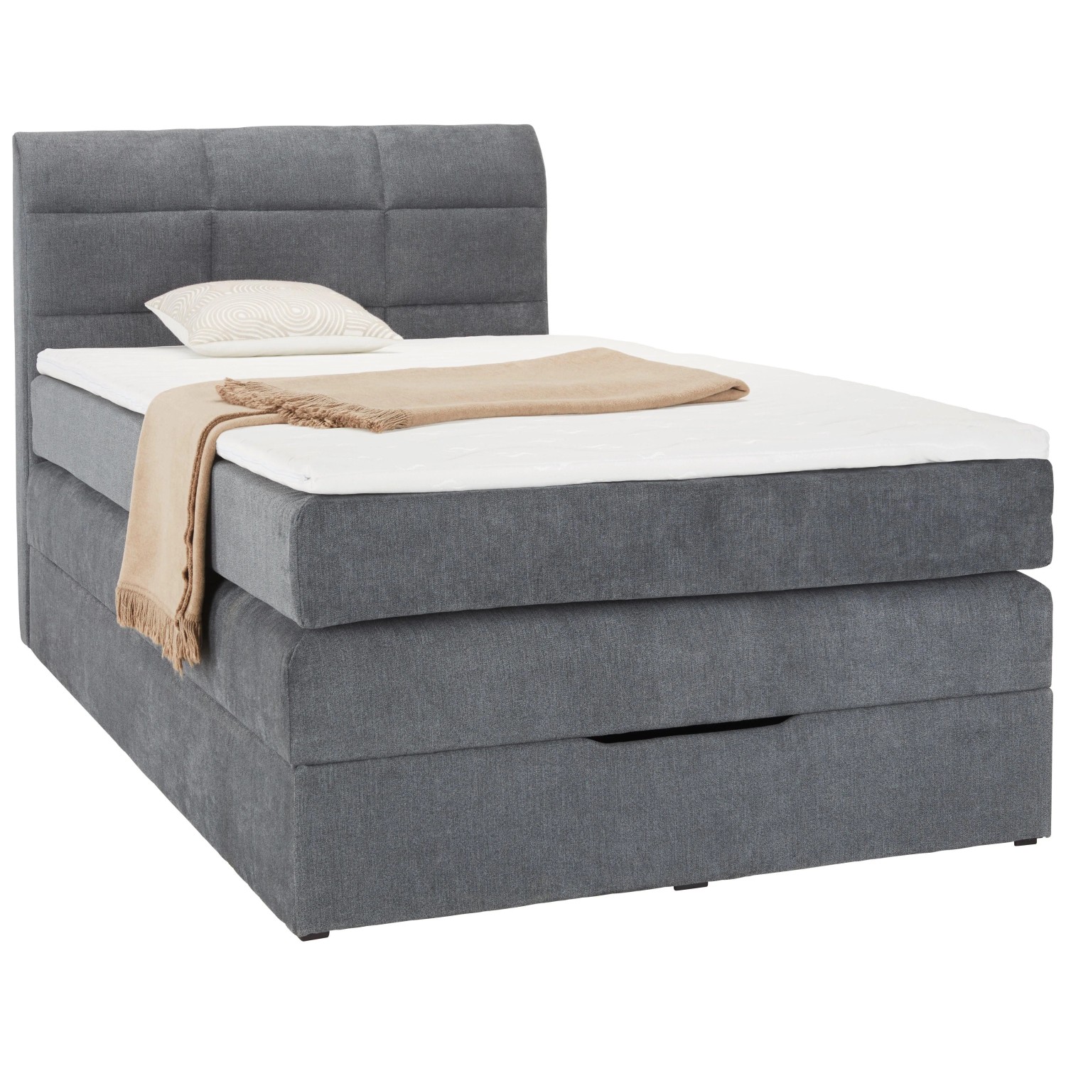 Mömax Boxspringbett Runner Grau ca. 120x200cm