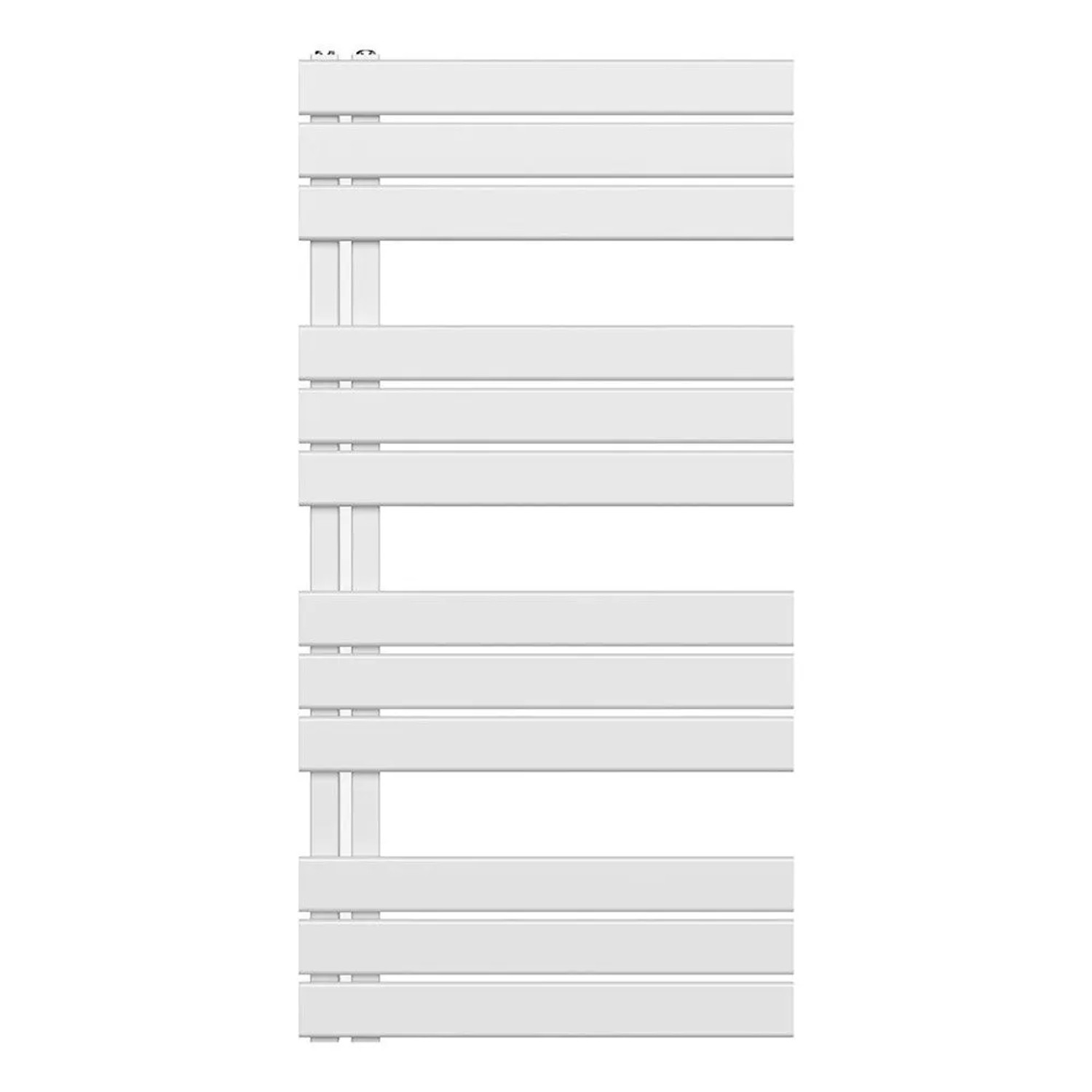 Belrad Handtuchheizkörper/Badheizkörper Paneel Anschluss Linksseitig Weiß 1 günstig online kaufen