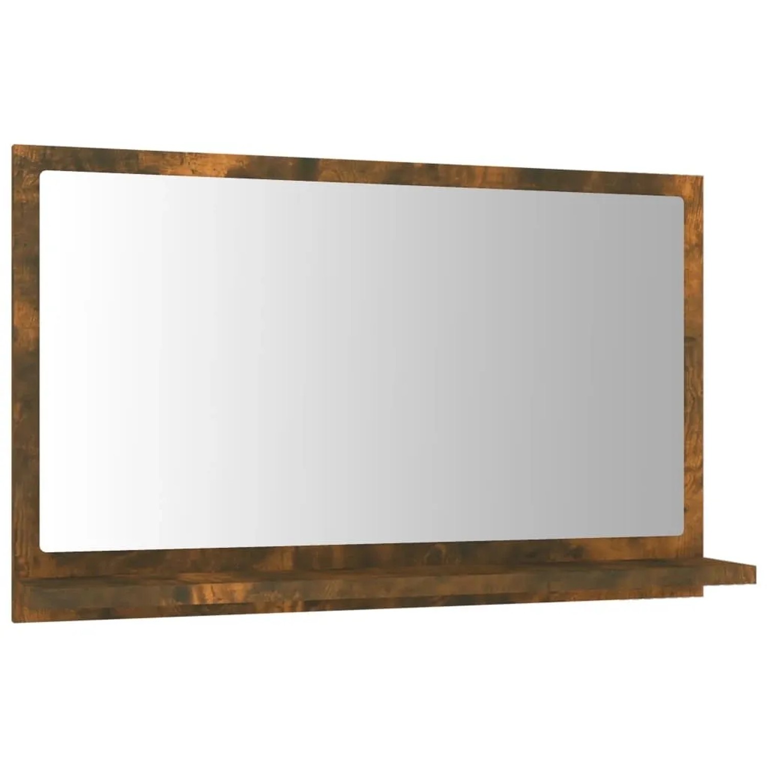 vidaXL Badspiegel Räuchereiche 60x10,5x37 cm Holzwerkstoff 815636