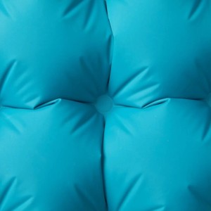 vidaXL Selbstaufblasende Isomatte mit Kissen Blau 4007096