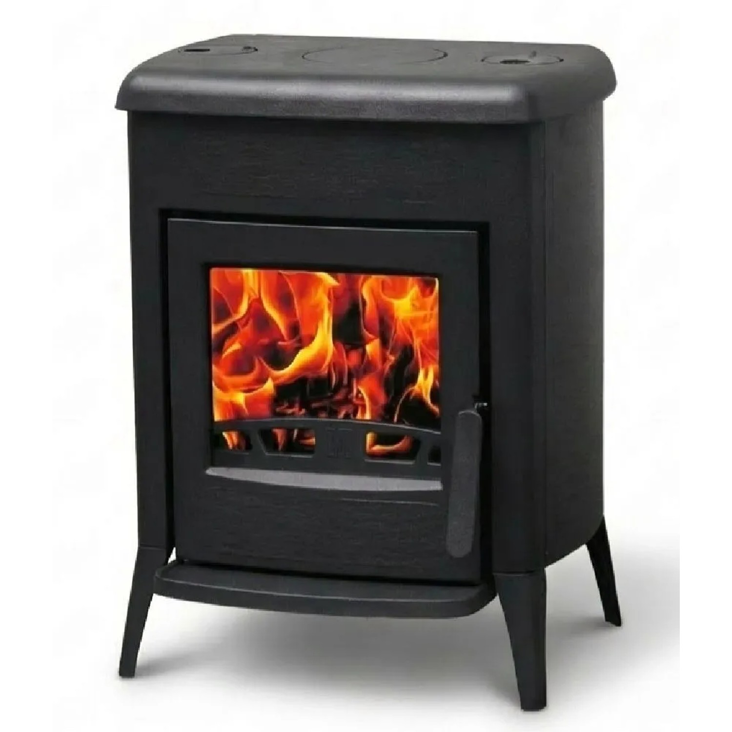 Plamen Gusskaminofen Amity 3 mit Herdplatte und 8 kW günstig online kaufen