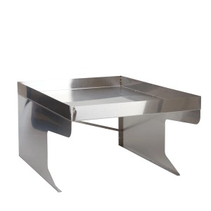 PROREGAL Mähroboter-Garage XL Mit Pflanzkasten 47x70x100cm Metall Edelstahl