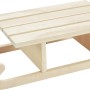 Naturfarbener Deko-Holzschlitten, 27x14x8,5cm, für weihnachtliche Dekoration.